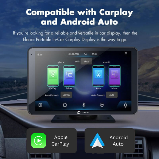 NuTech™ Wireless CarPlay & Android Auto Screen